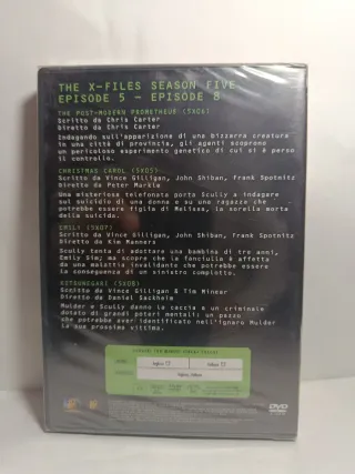The X-Files Stagione 5 completa, in 5 DVD