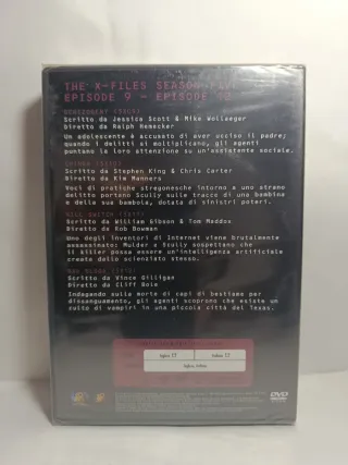 The X-Files Stagione 5 completa, in 5 DVD
