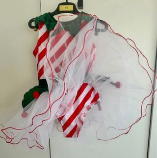 Disfraz Tutú Navideño Elfo Niña