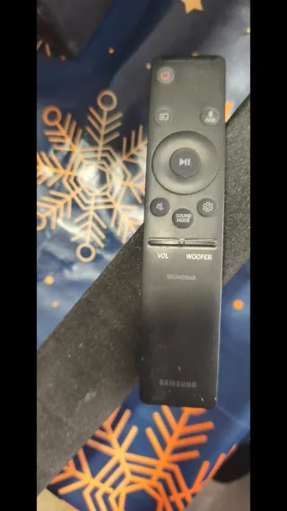 Barra y subwoofer de Sonido Samsung Negra