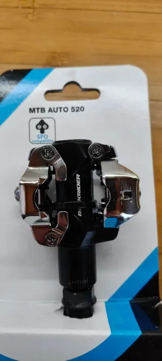 Pedales B'Twin MTB AUTO 520 SPD Nuevos