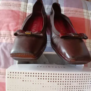 Zapatos Hispanitas Mujer Marrón Granate