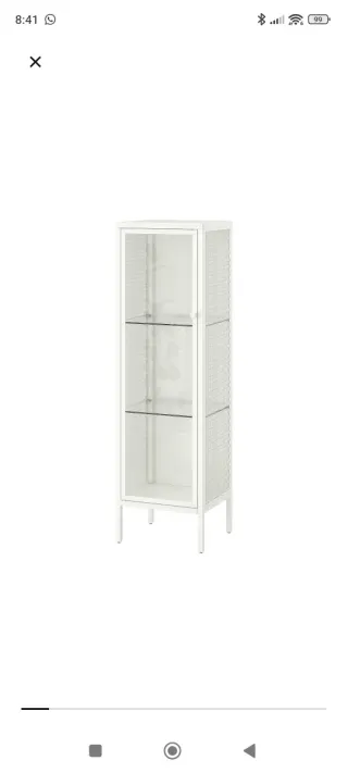 Vitrina IKEA BAGGEBO Blanca
