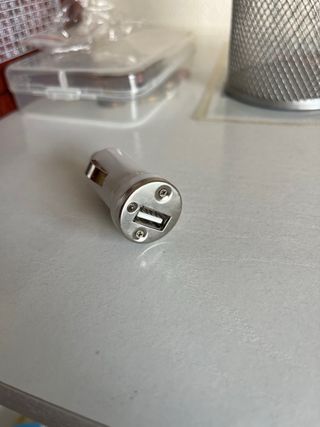 Cargador USB mechero coche (solo carga)