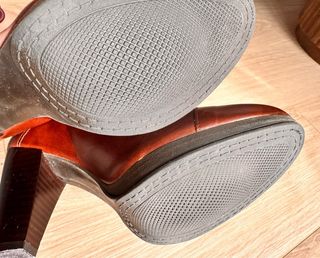 Zapatos de piel marrones mujer