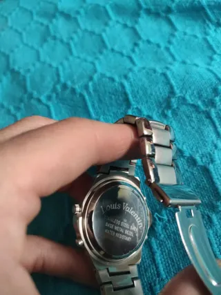 Reloj Louis Valentín Plata y Blanco