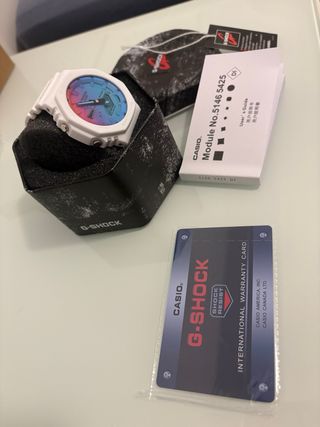 Reloj Casio G-Shock Blanco Multicolor