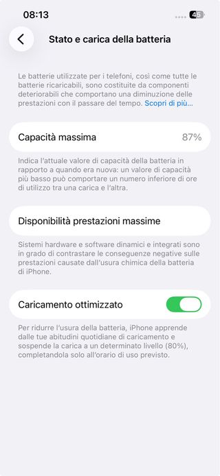iPhone 13 128GB Rojo 87% Batería