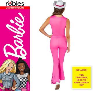 Rubies Disfraz Barbie Cowboy para mujer, Top y pan