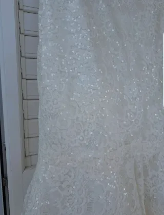 Abito da sposa pizzo nuovo principessa