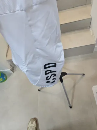 Traje de ciclismo blanco