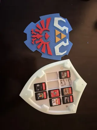 Escudo Zelda para guardar Juegos Nintendo Switch