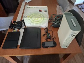 Lote Consolas Retro:Xbox One S, PS2, PSP, Xbox 360
