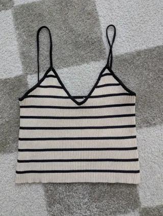 Top de tirantes a rayas