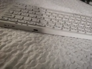 Teclado Bluetooth Blanco para Tablet