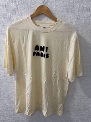 Camiseta Ami Paris Amarilla