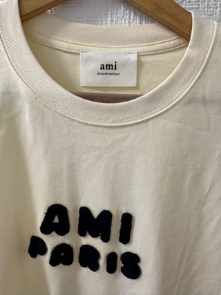 Camiseta Ami Paris Amarilla