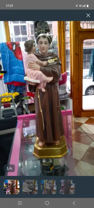 Imagen de San Antonio con niño