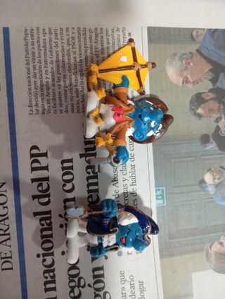 Pitufo Histórico Washington Franklin pvc