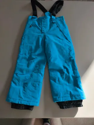 Pantalón de esquí para niño/a azul, talla 98-104cm