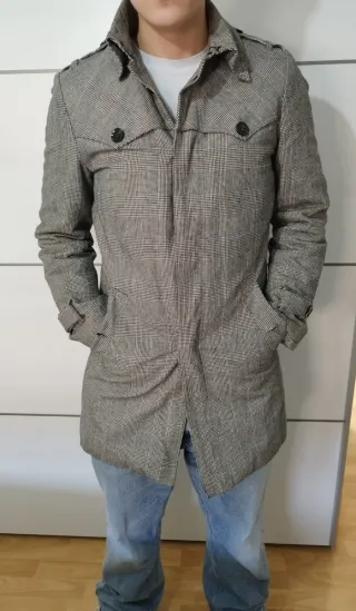 Gabardina Antony Morato Gris Talla M