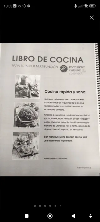 Monsieur Cuisine Connect Robot Cocina, impecable.
