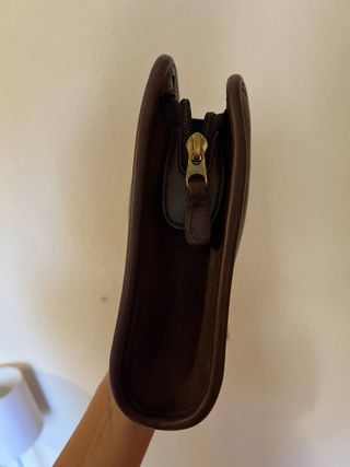 Coach 9833 Clutch Vintage Piel Marrón