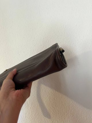 Coach 9833 Clutch Vintage Piel Marrón