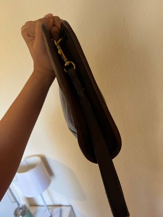 Coach 9833 Clutch Vintage Piel Marrón