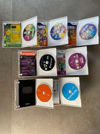 Lote 6 Juegos Wii: Just Dance, EA Sports Active