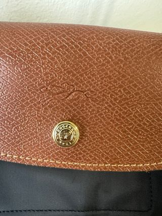 Bolso Longchamp Le Pliage Negro Marrón