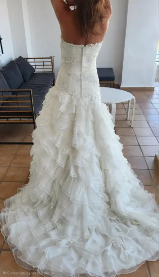 Vestido de Novia Divina Sposa Sirena T8 Marfil