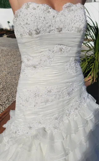 Vestido de Novia Divina Sposa Sirena T8 Marfil