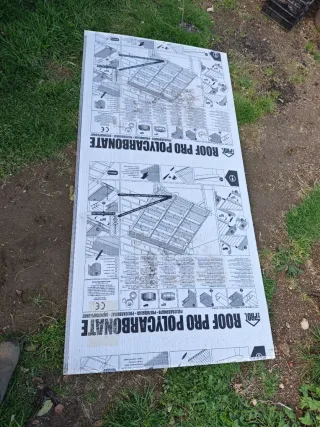 Plancha Policarbonato 2m x 1m