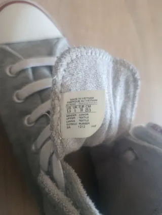 Zapatillas Converse All Star Grises Talla 38