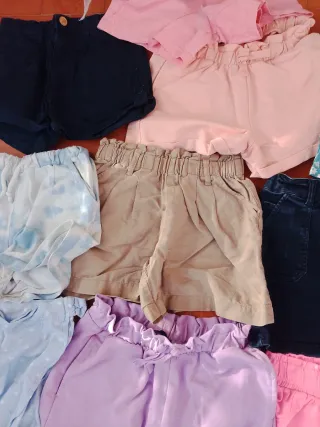 Pantalones cortos niña 6-8 años