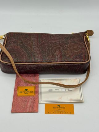 Bolso Etro Paisley Marrón Multicolor