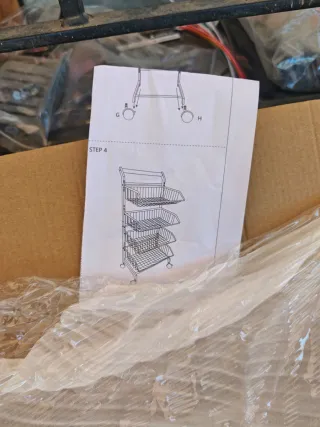 Carrito organizador cocina 4 niveles