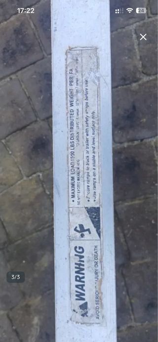 Rampa Carga Moto Profesional Aluminio