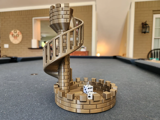 Torre de dados para rol: lanzamientos precisos