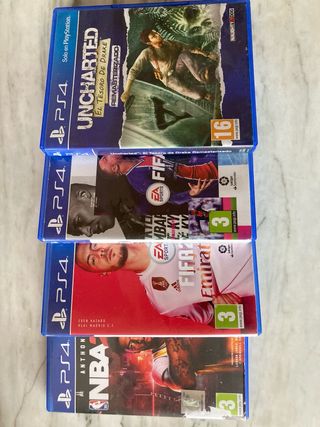 Lote 4 Videojuegos PS4