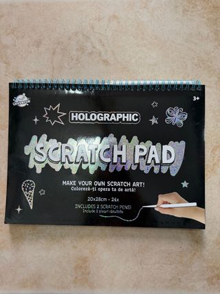Bloc de dibujo scratch art