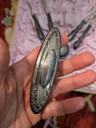 Antiguo set pedicura Napoleón III