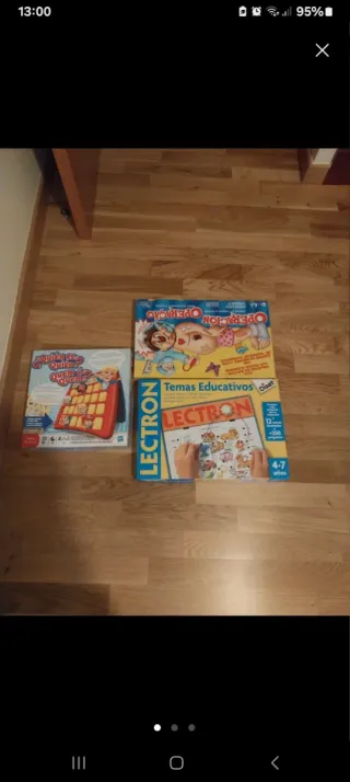 Lote 3 juegos de mesa infantiles
