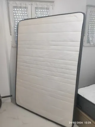 Somier de láminas con colchón