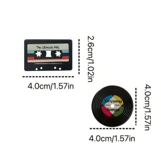 8 magnetici vinili e cassette