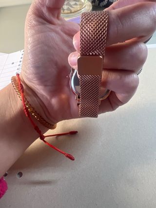 Reloj Hello Kitty Dorado y Rosa