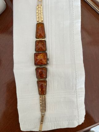 Reloj Chaika Mecánico Vintage con Ámbar