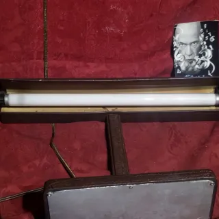 Lámpara industrial antigua