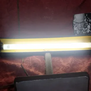 Lámpara industrial antigua